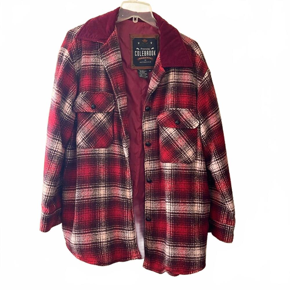 Colebrook Red Plaid Wool Jacket
